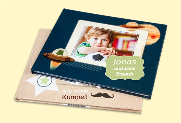 Fotobuch zum Geburtstag, Freundebuch, personalisierbar Knuffiges Geburtstagsgeschenk mit Fotos versehen und beispielsweise ein ansehbares Freundebuch fuer euer Kind erstellen. So kann euer Kind Erinnerungen fuer immer sammeln.