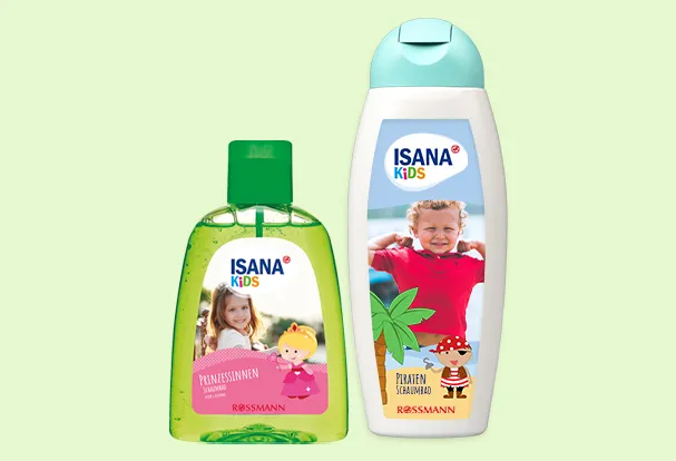 Fotogeschenke Geburtstag, Isana-Schaumbad mit Foto-Etikett Personalisierbares Fotobuch zum Geburtstag und damit tolle Erinnerungen verschenken. Dazu passt noch etwas praktisches wie zum Beispiel das ISANA Duschbad.