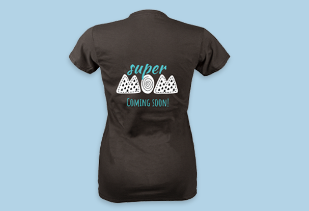 Unisex und Damen T-Shirts in 6 Farben, Größe S - XXXL Dieses ‚Coming soon‘ Shirt ist ein tolles, personalisiertes Geschenk zur Geburt für werdende Mütter mit Humor.