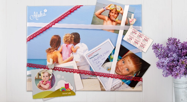Personalisierte Geschenke Familie: Pinn-Leinwand gestalten Lasst euch von unserem Kreativ-Tipp inspirieren und gestaltet eine individuelle Pinn-Leinwand als Fotogeschenk. Familie und Bekannte werden sich freuen.