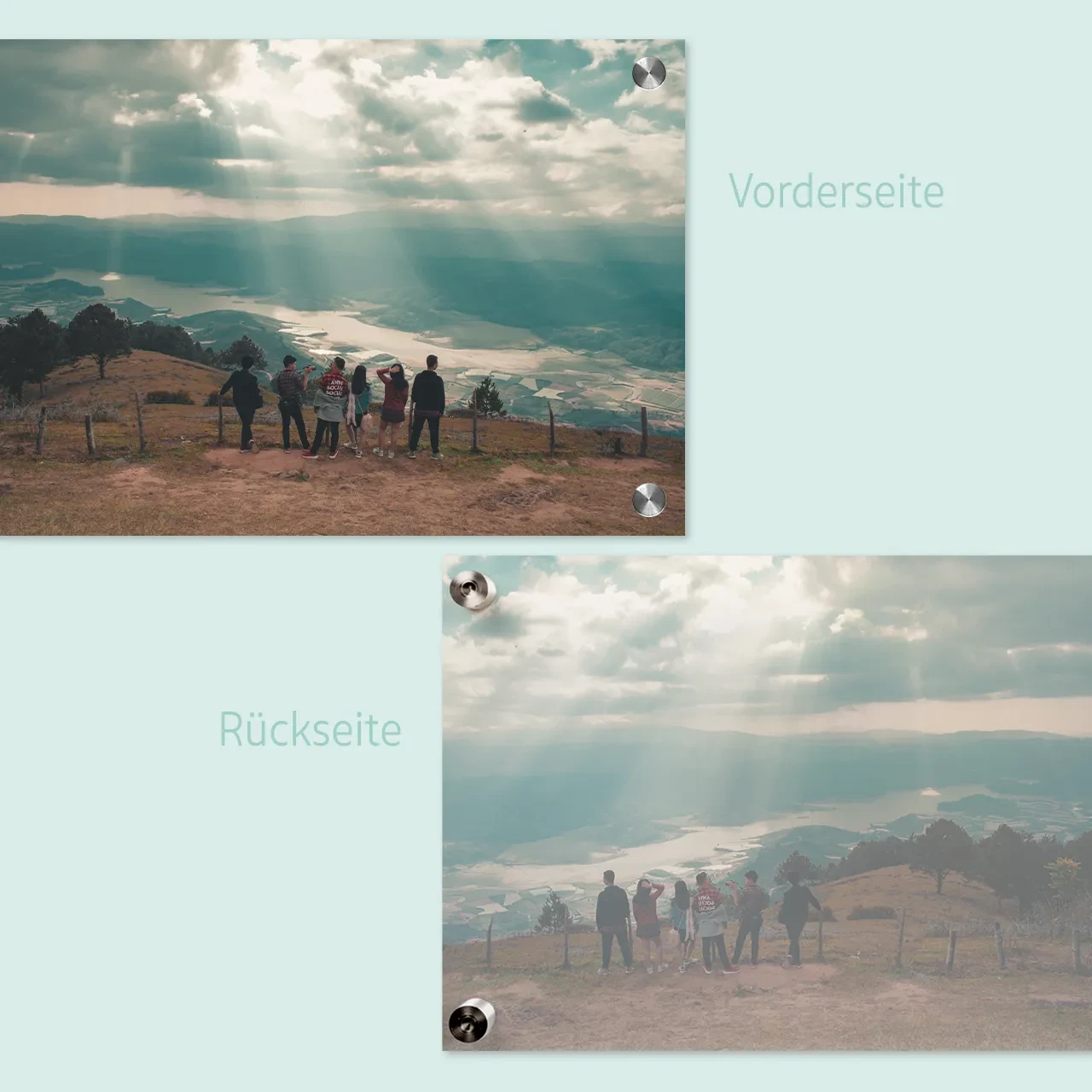 Bilder auf Acrylglas drucken, transparente Acryglasplatte Euer Foto kann auf transparentem, formbeständigen, 3 mm dicken Acrylglas gedruckt werden. Die Oberfläche ist glatt und wirkt mit vollflächigem Druck sehr hochwertig.