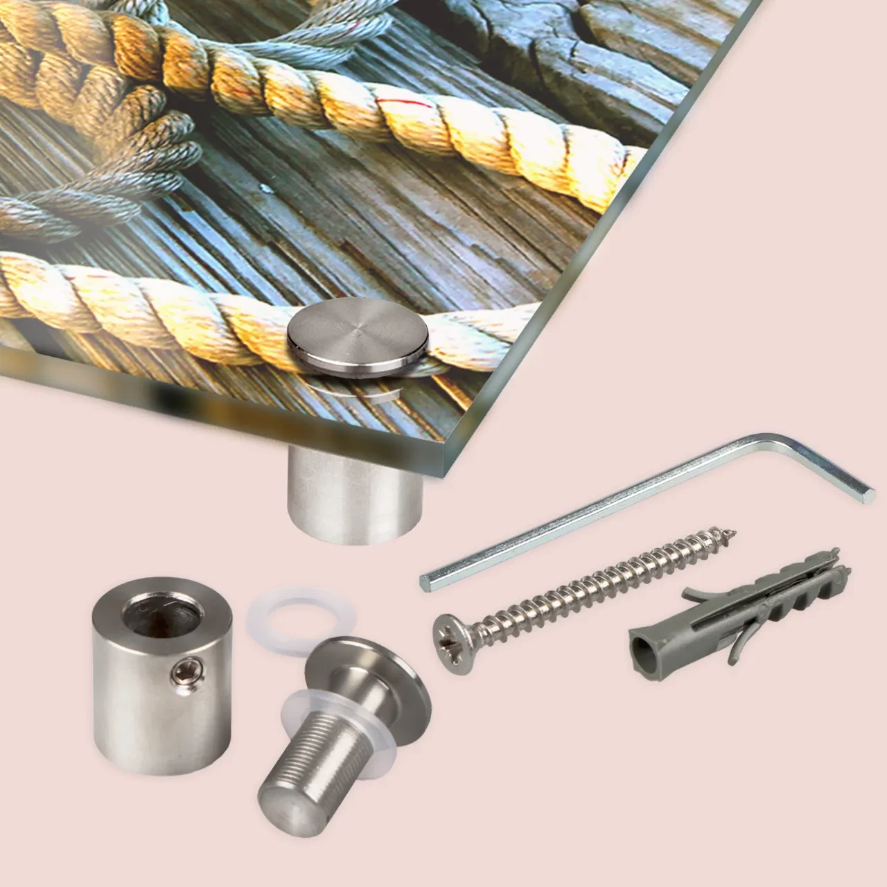 Foto auf Acrylglas, inklusive Halterung und Abstandshalter Wenn ihr in der ROSSMANN Fotowelt Acrylglas Bilder bestellt, erhaltet ihr eine hochwertige und einzigartige Wanddekoration mit randlosem Motiv und Abstandshaltern.