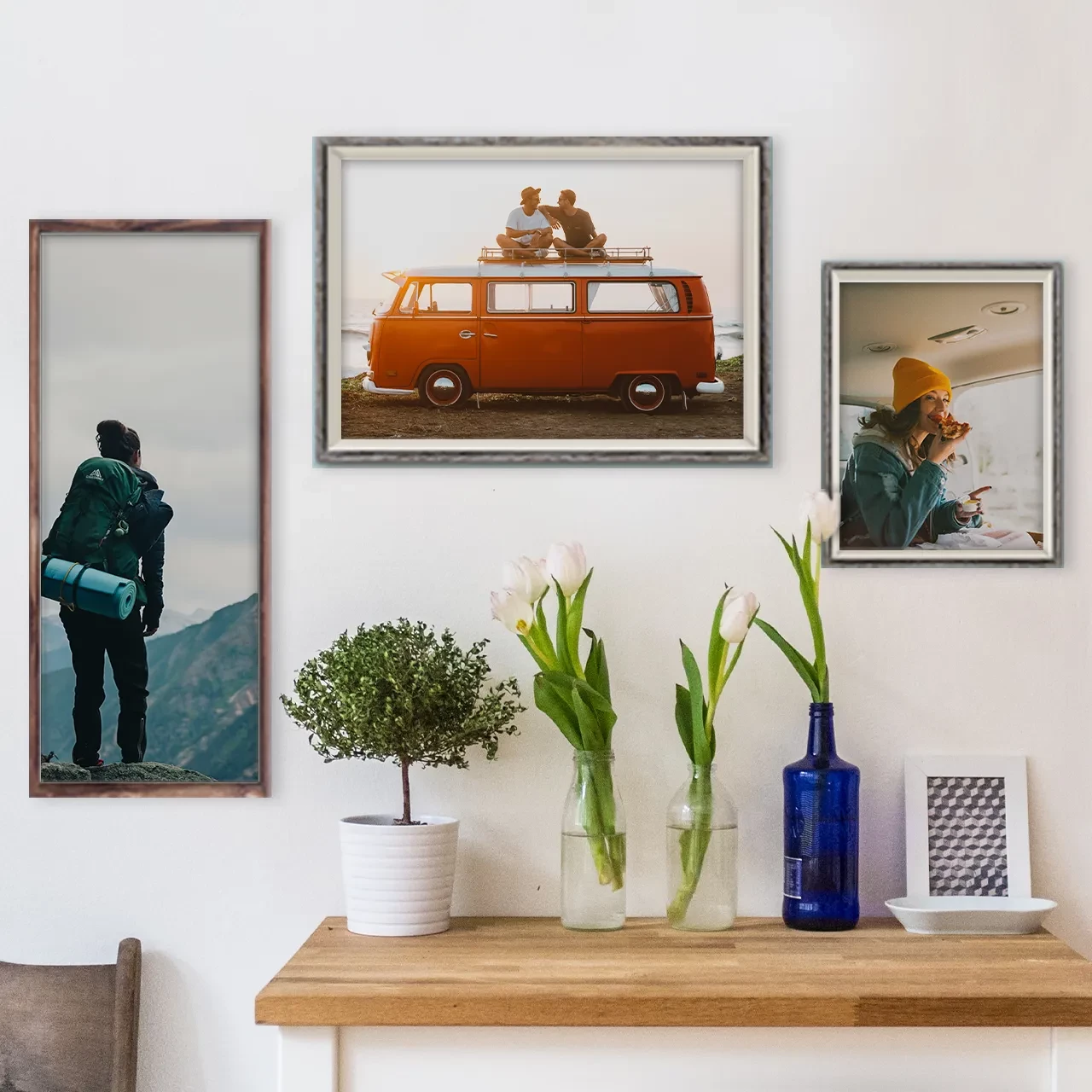 Bilder drucken, optimale Schärfe und Bildbrillianz Ob Panorama oder Portrait: Lasst eure Fotos als große Bilder drucken und bringt eure Lieblingsmomente groß raus. Ganz einfach online in der ROSSMANN Fotowelt bestellen.