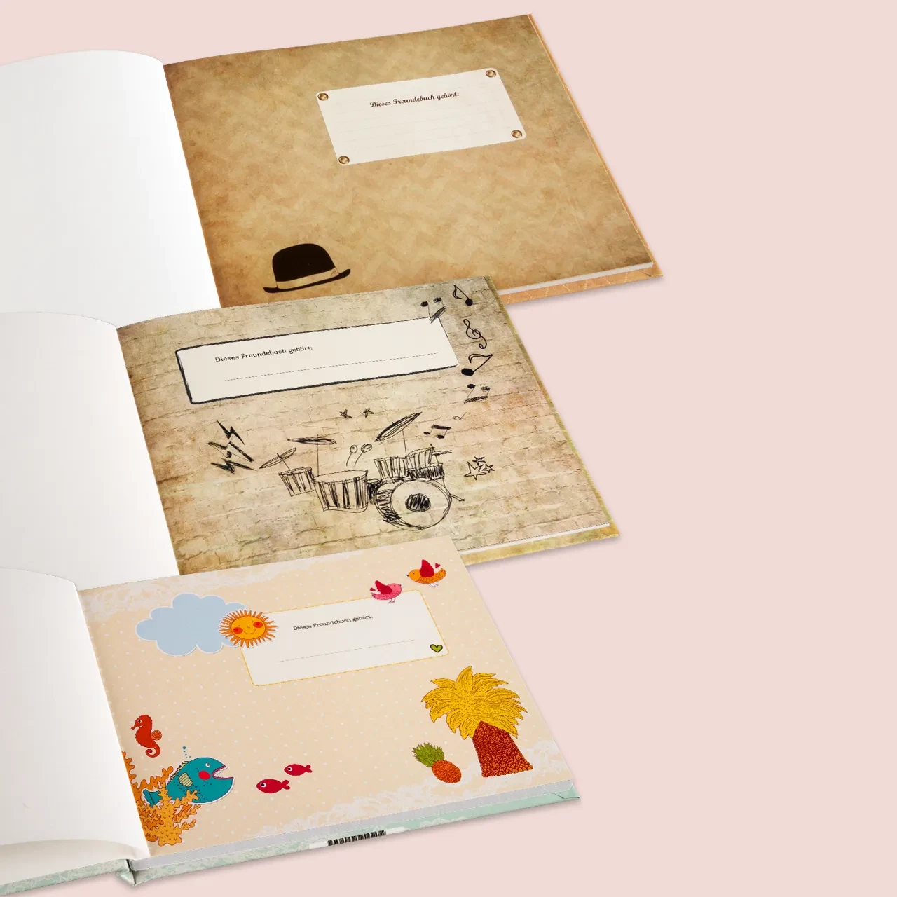 Freundebuch selbst gestalten, tolles Geschenk für Kinder Dieses personalisierte Freundebuch bietet Platz für die ersten Freundschaften aus Kita und Grundschule. In der ROSSMANN Fotowelt findet ihr viele schöne Designvorlagen.