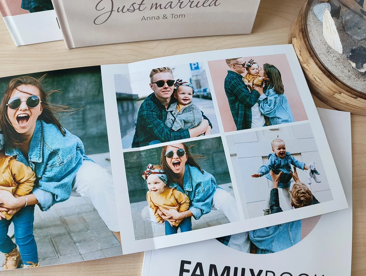 Hier Fotobuch erstellen mit euren schönsten Bildern Fotobuch erstellen für eure schönsten Erinnerungen und Momente. Ihr könnt zwischen verschiedenen Varianten wählen: Hardcover, Softcover, Leineneinband oder Ringbindung.