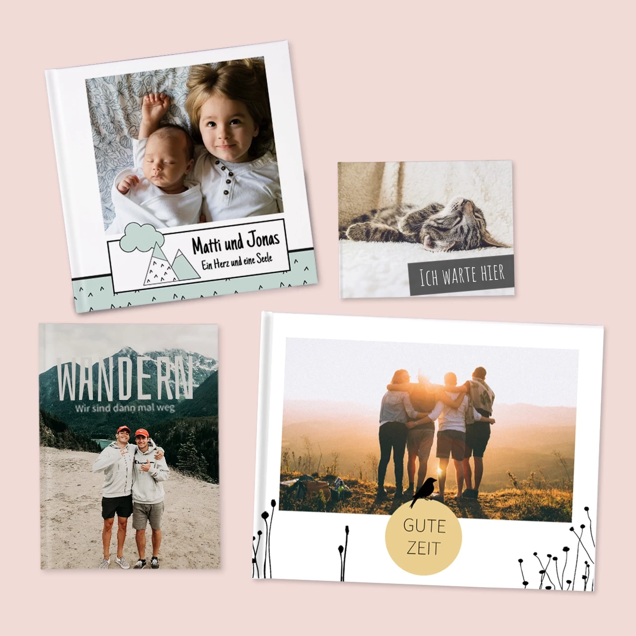 Fotobuch in eurem persönlichen Stil, viele Designvorlagen Fotobuch erstellen, nicht nur für Anfänger. Wählt aus klassischen, romantischen oder modernen Vorlagen für jeden Anlass. Einfache Gestaltung mit unserer Software.