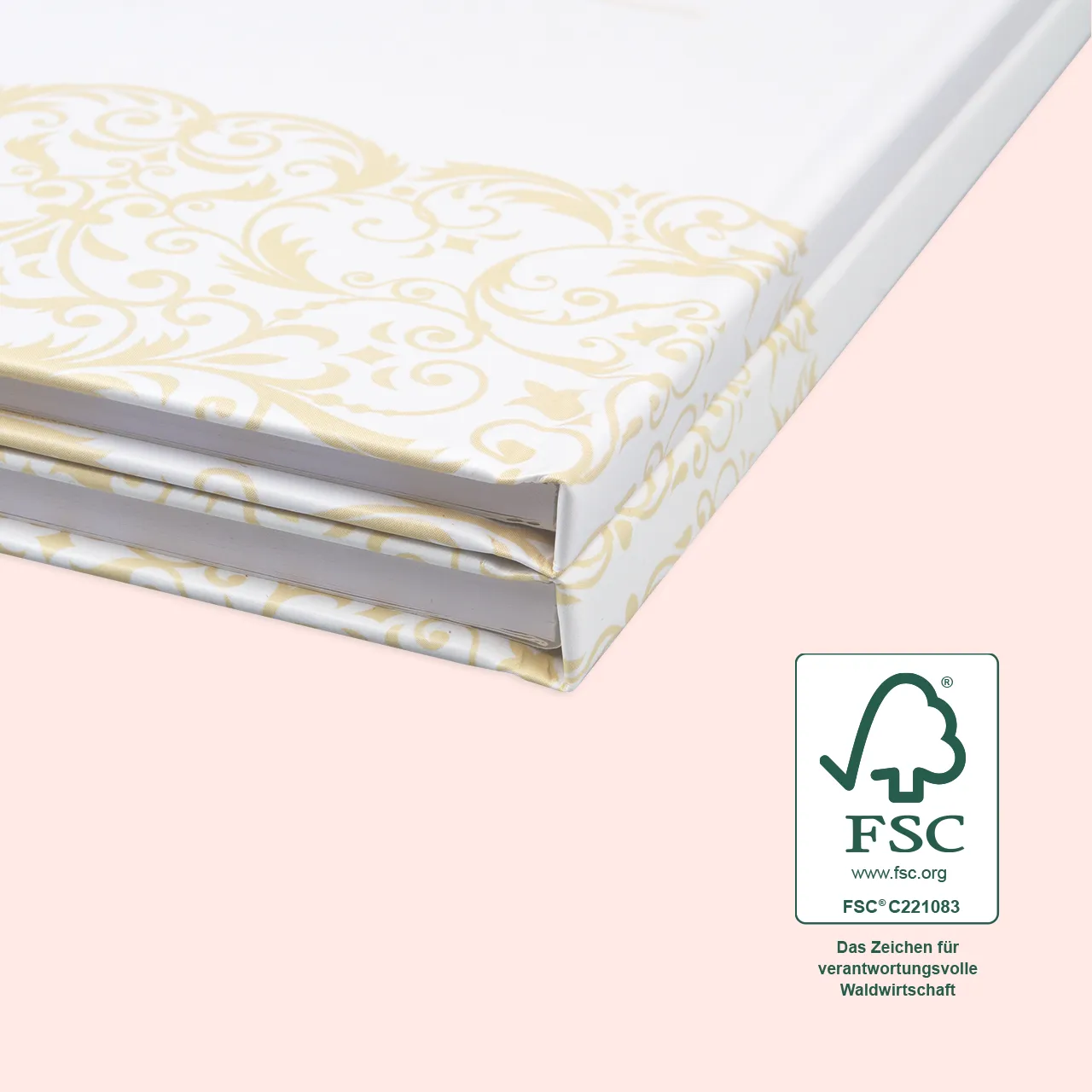 Gästebuch zur Hochzeit, Hardcover-Einband, hochwertig Das Gästebuch zum selbst Gestalten besteht aus einem Hardcover-Einband, 48 oder 72 Seiten aus Premium-Matt-Papier und eurer Note Persönlichkeit.