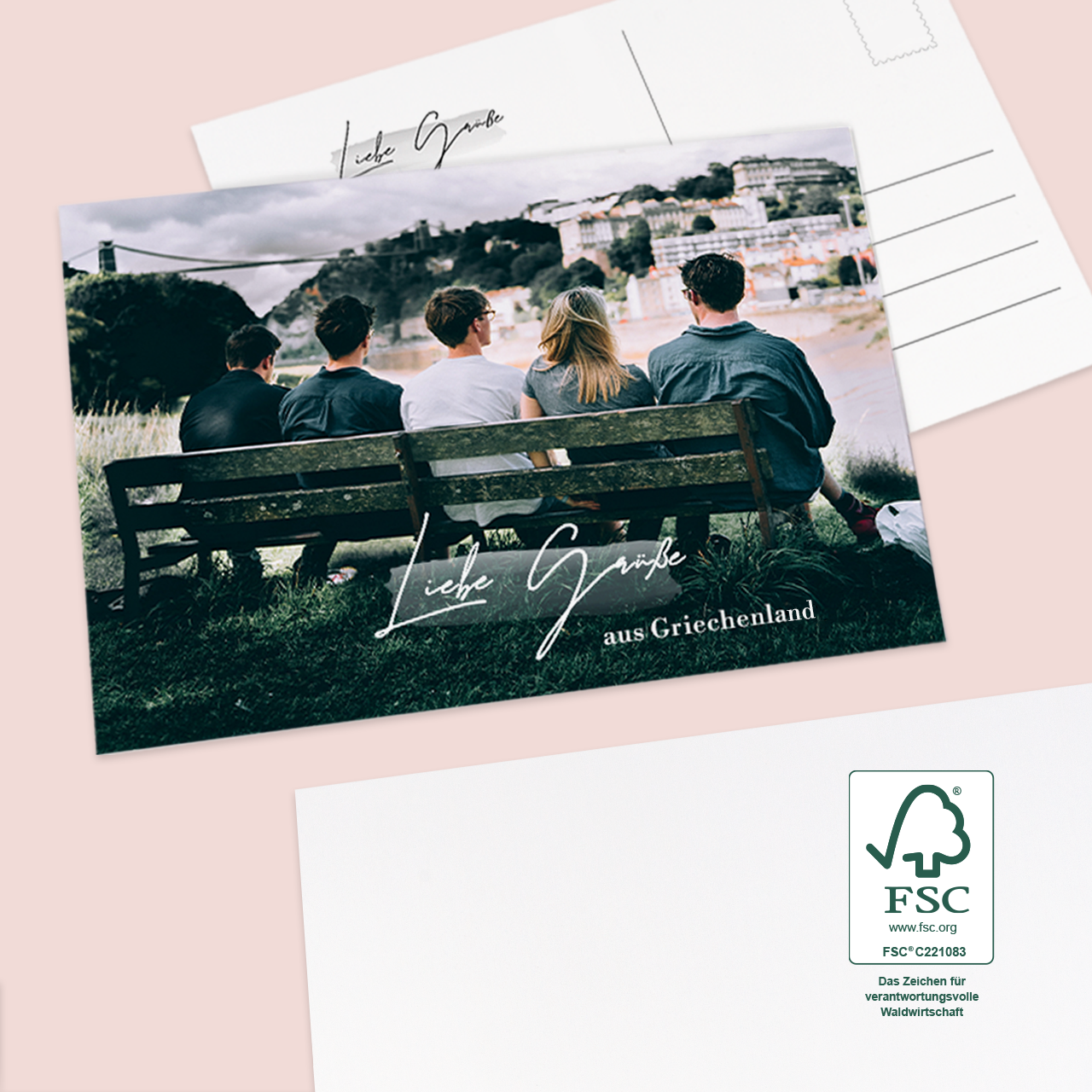 Fotopostkarten in der ROSSMANN Fotowelt bestellen. Das Papier ist hochwertig und auf der Vorderseite für besonders edle Haptik lackiert wiegt 300 g/m². Postkarte gestalten, hochwertiges Papier, 300 g/m²