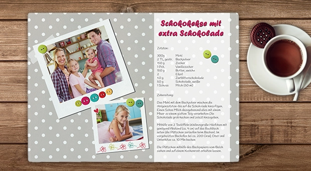 Erstellt ein Fotogeschenk Familie für die Küche in der ROSSMANN Fotowelt! Gestaltet jetzt ein individuelles Glasschneidebrettchen nach euren Wünschen.