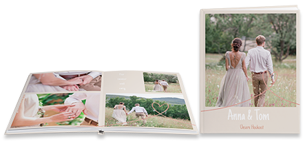 Hochwertiges Fotobuch mit eigenen Bildern von besonderen Anlässen. Tolle Hintergrundfarben, bunte Cliparts und viele Schriften zum Einfuegen. Jetzt Format aussuchen.
