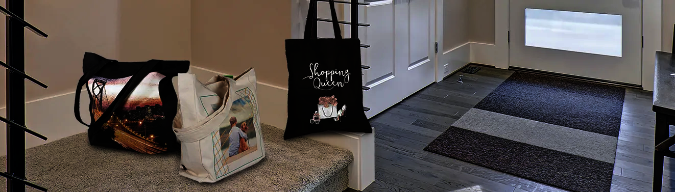 Stoffbeutel in Natur und Schwarz – moderne Designs und Motive entdecken Stoffbeutel Natur und Schwarz mit modernem Design und Motivdruck