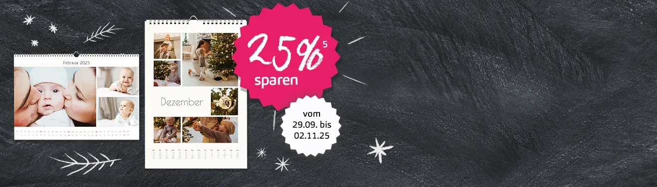 Aktion auf die ROSSMANN Fotopapier Kalender Zu sehen ist ein individuell bedruckter Kalender mit Fotos. Designt auch ihr euren eigenen Kalender für das ganze Jahr!