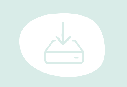 Fotobuch bequem offline mit Fotosoftware erstellen Symbol eines Download-Ordners – Fotos mit ROSSMANN Fotosoftware gestalten und in die Filiale oder nach Hause liefern lassen.