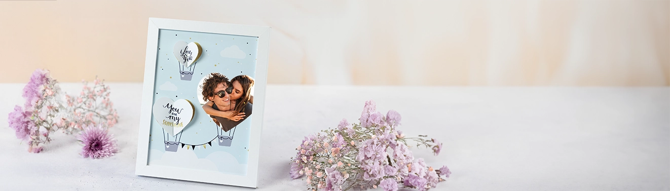 Kodak Moments Bilder XL Die Ballon-Geschenkkarte zum Valentinstag - Liebe zum Aufklappen