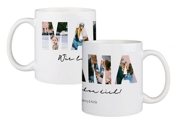Tasse mit Foto gestalten, zahlreiche kreative Designvorlagen Hochwertige Tasse mit Foto in der ROSSMANN Fotowelt gestalten. Fügt euer Lieblingsfoto in eine unserer tollen Design-Vorlagen ein und schon seid ihr fertig.