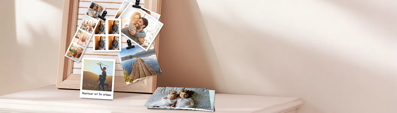 Hochwertige Fotos entwickeln lassen Eine Auswahl hochwertiger Fotoabzüge. Lasst eure schönsten Erinnerungen als Fotos in eurer Wunschgröße entwickeln.
