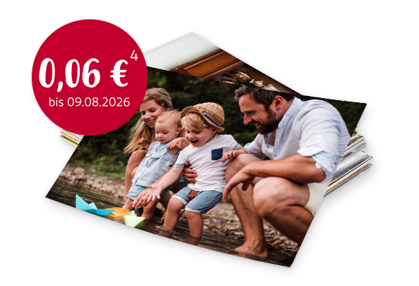 Sommeraktion für Fotoabzüge im 10er-Format – Lieblingsmomente günstig drucken Sommeraktion für Fotoabzüge im 10er-Format mit farbenfrohen Urlaubserinnerungen