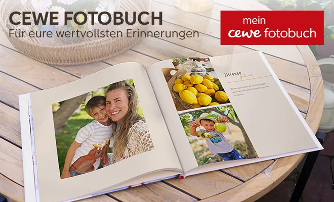 Fotos im Cewe Fotobuch drucken lassen Fotos in einem Cewe Fotobuch als Reiseerinnerung mit persönlichen Aufnahmen