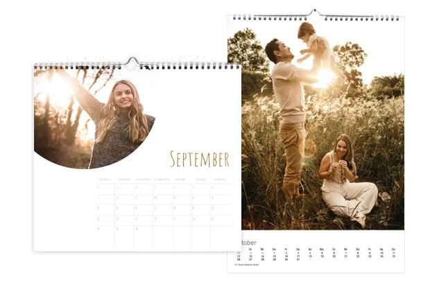 Kalender mit Fotos, verschiedene Varianten & Größen Ein individuell gestalteter Kalender. Erstellt euren Kalender mit Fotos, der euch das ganze Jahr über begleitet.