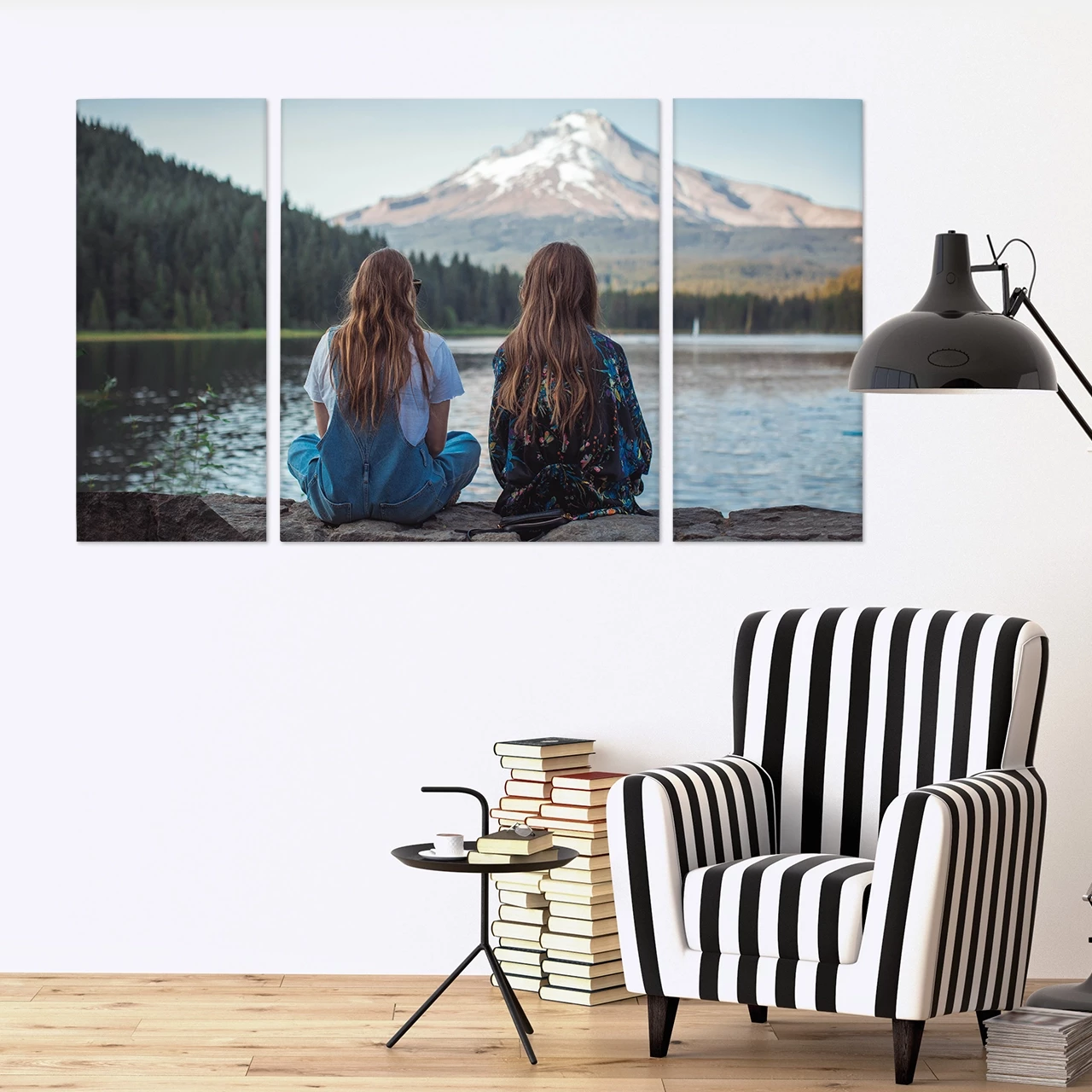 Diese Leinwand 3-teilig ist ideal, um eure schönsten Fotos stilvoll zu präsentieren. Perfekt für prominente Wände im eigenen Zuhause oder Büroräumen.