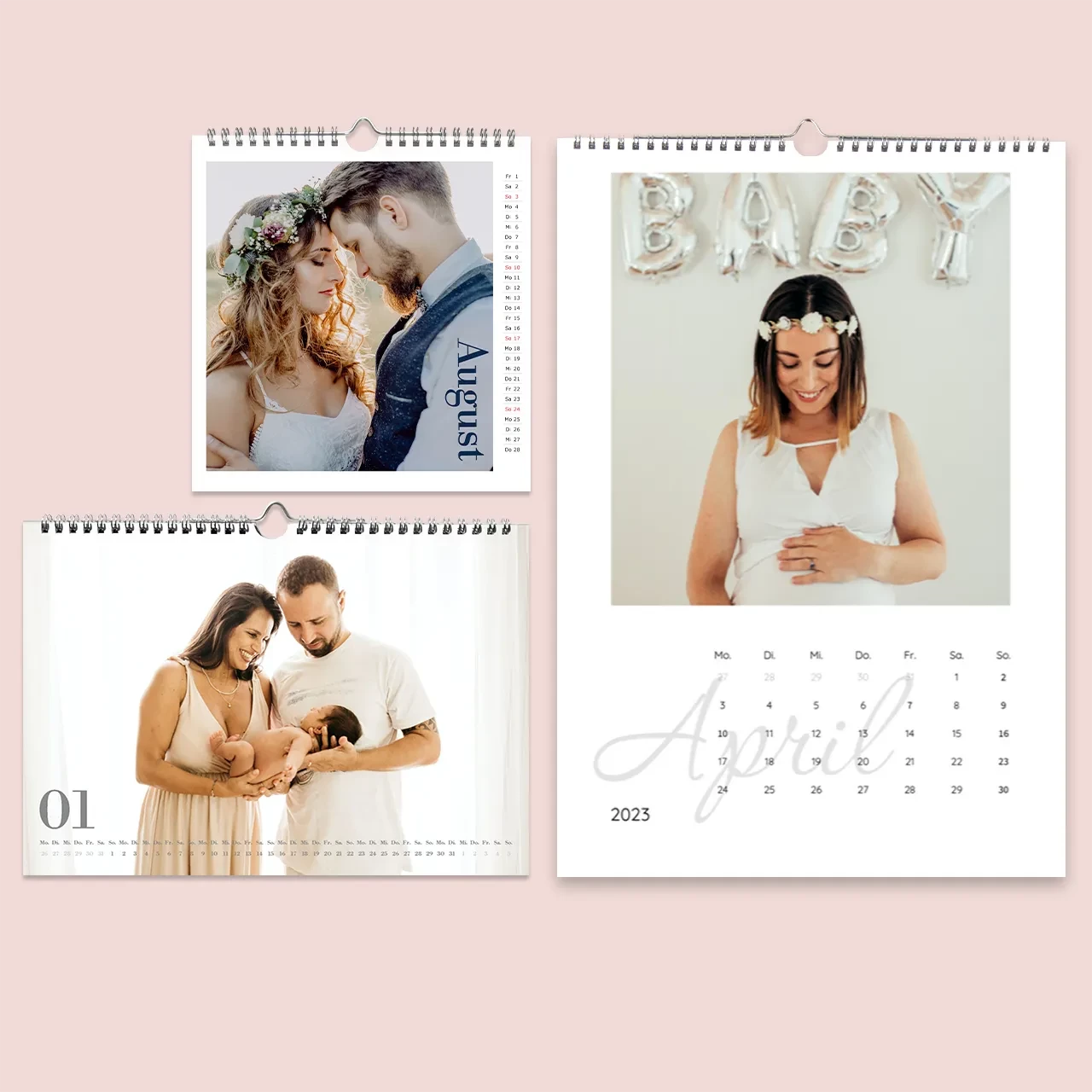 Lasst euren Wandkalender hier drucken und auf echtem Fotopapier ausbelichten. Wählt euer Wunschformat und Größe und gestaltet euren individuellen Kalender.